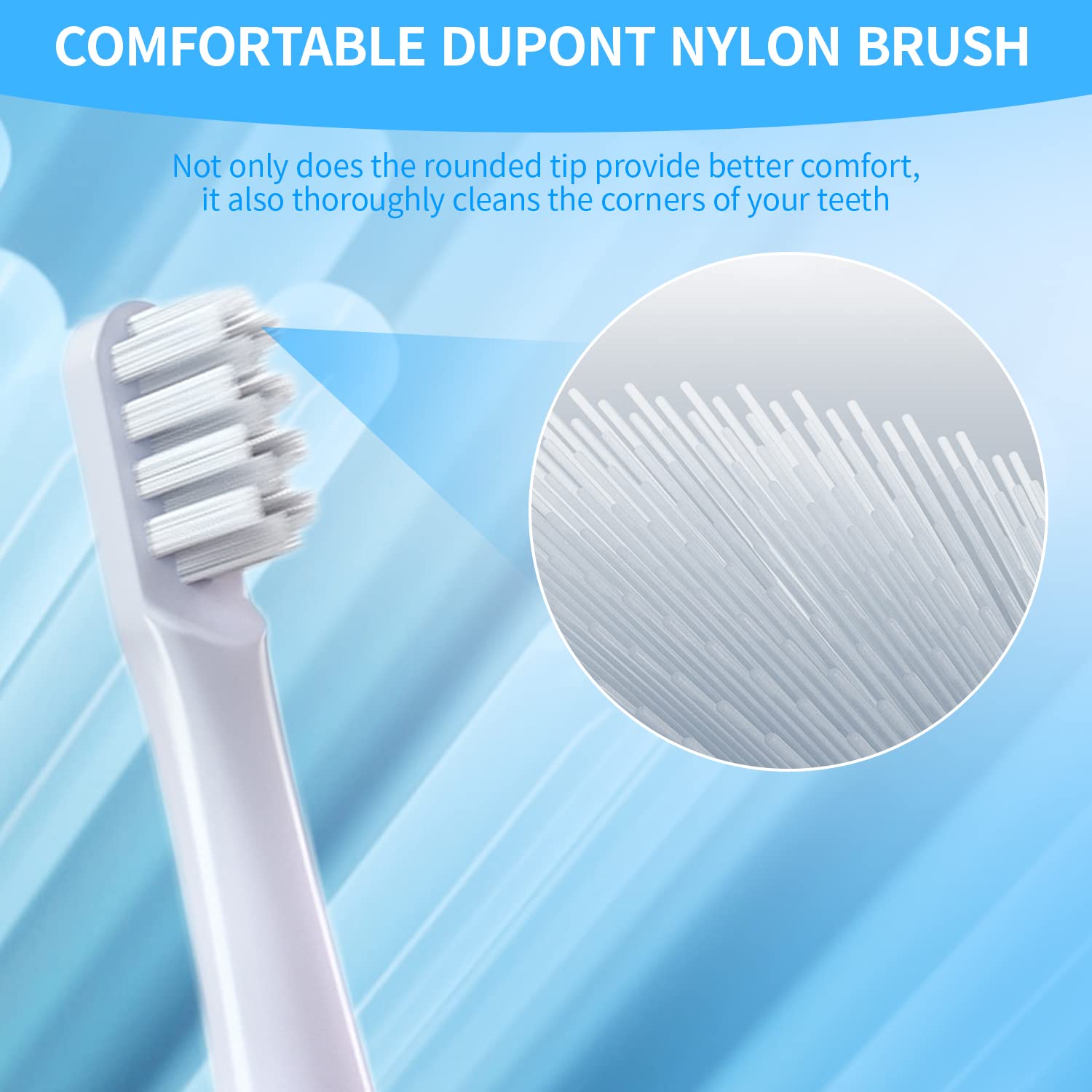 HANNEA MI Toothbrush Head T100 Replacement Brush Heads For Adults Compatible With Electric Toothbrush Heads of MI T100 Pack of 4 HANNEA MI Toothbrush Head T100 Replacement Brush Heads For Adults Compatible With Electric Toothbrush Heads of MI T100 Pack of 4